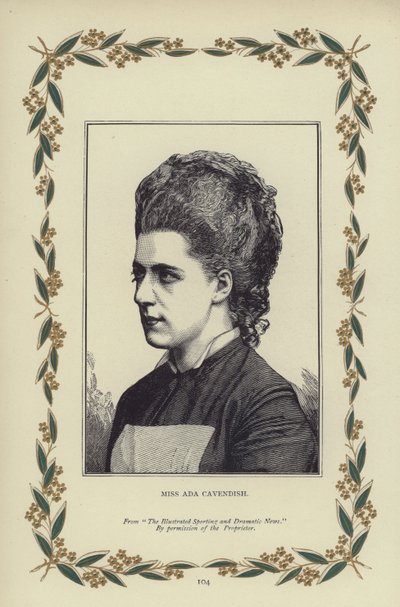 Miss Ada Cavendish by English School